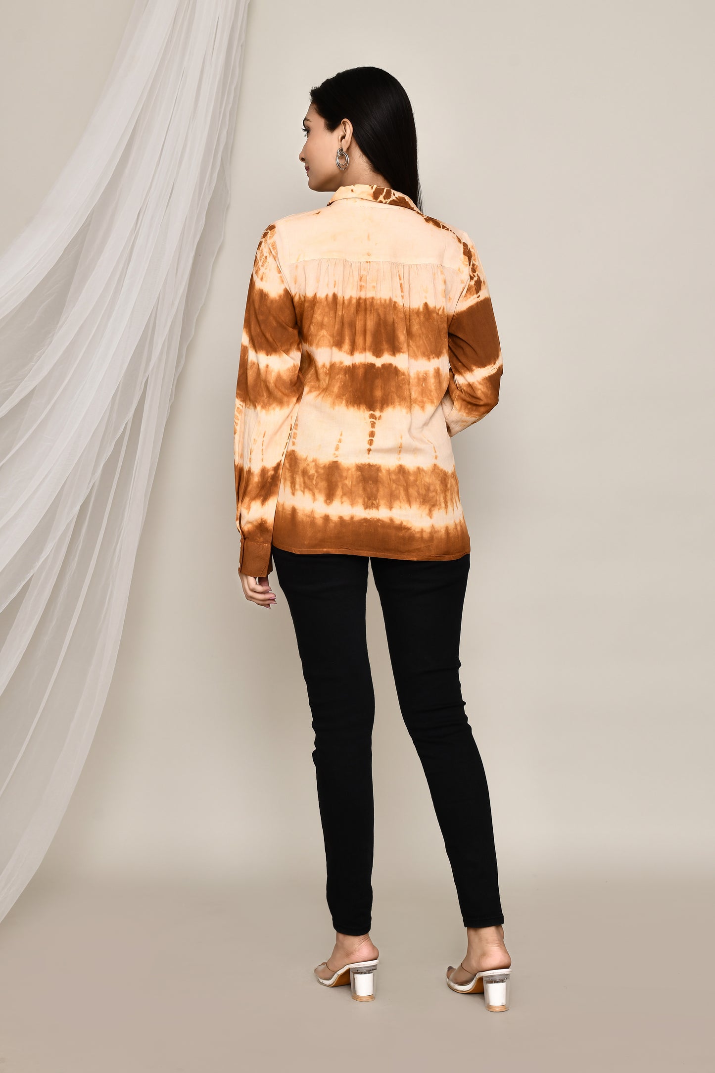 Tie & Dye Coffee Blend Smart Shirt