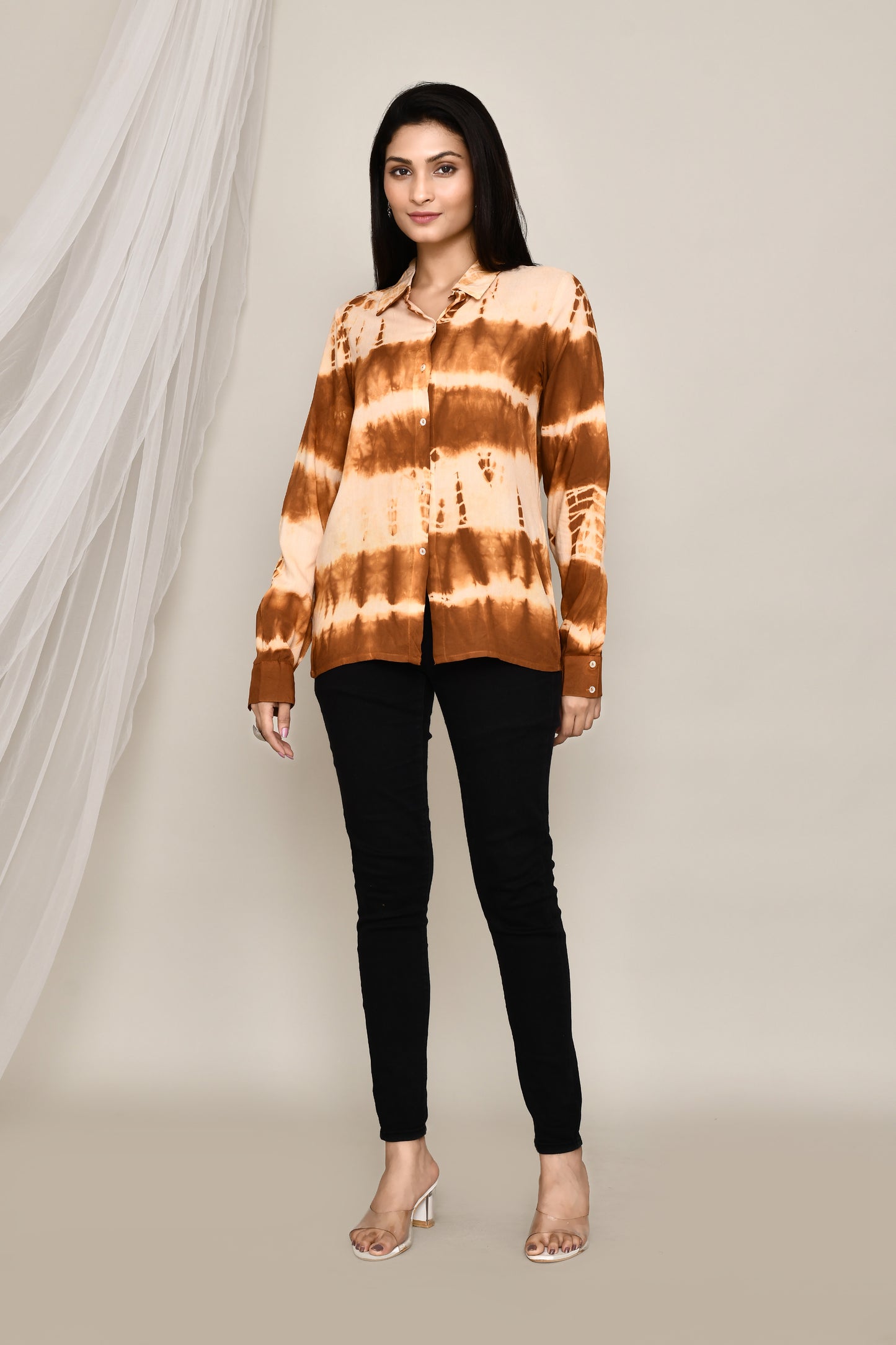 Tie & Dye Coffee Blend Smart Shirt
