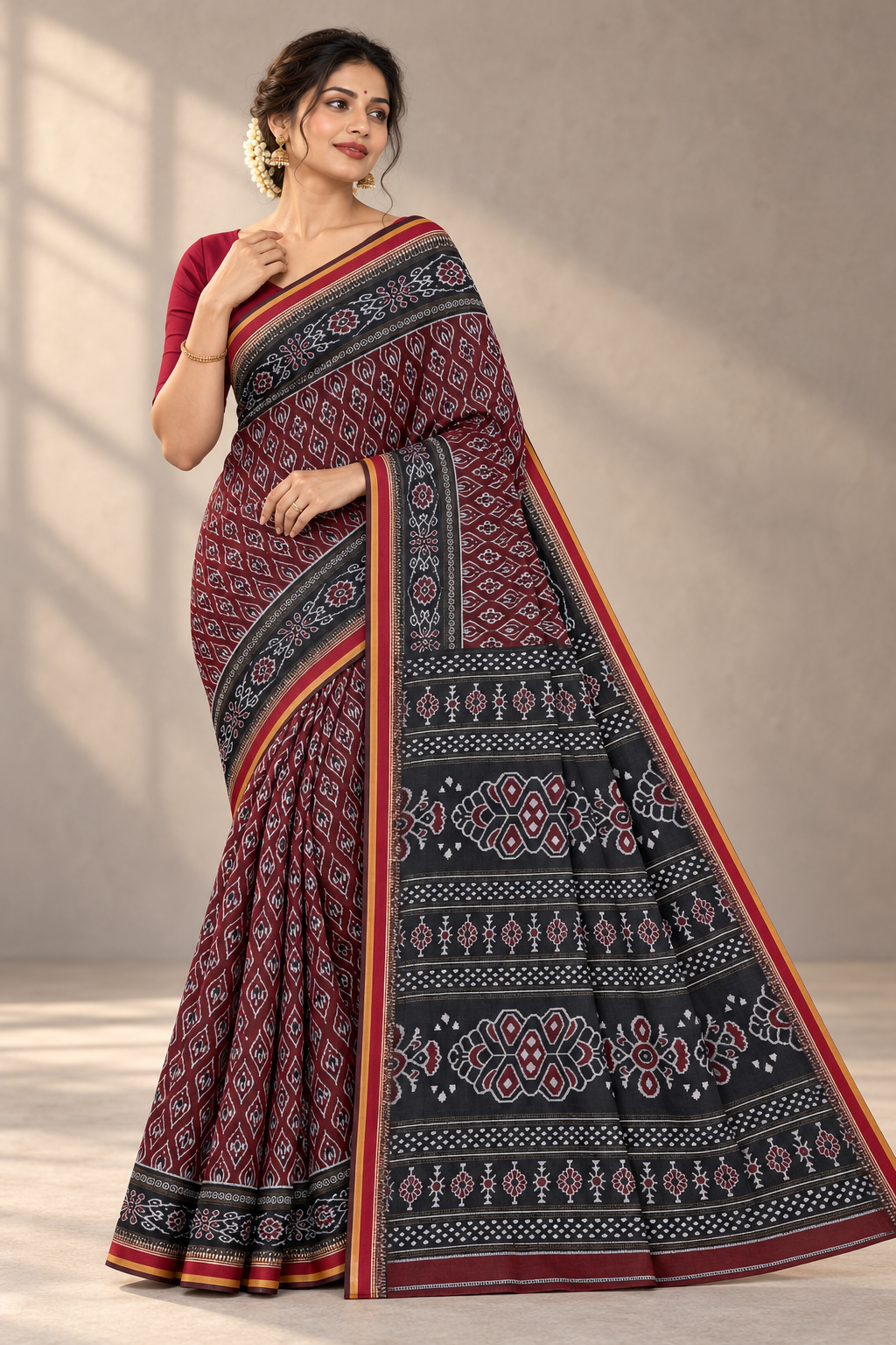 Charulata - 100% Organic Cotton Saree with BP