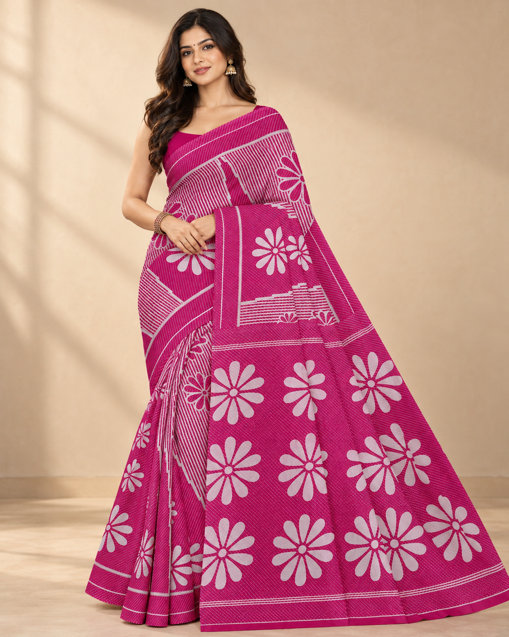 Rudrani - 100% Organic Cotton Saree with BP (Copy) (Copy)