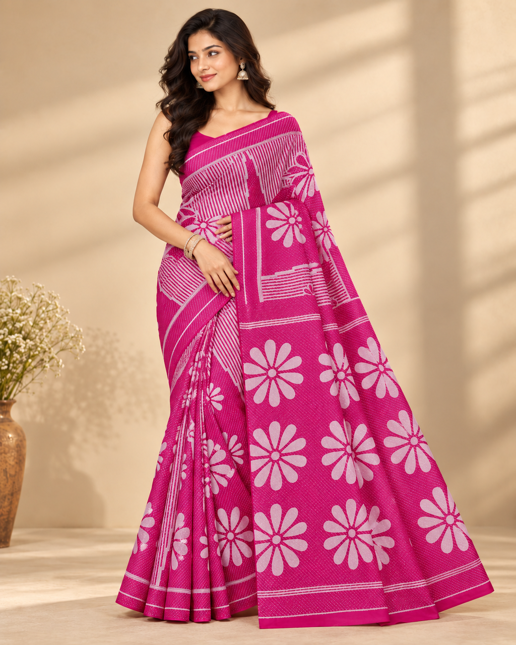 Rudrani - 100% Organic Cotton Saree with BP (Copy) (Copy)