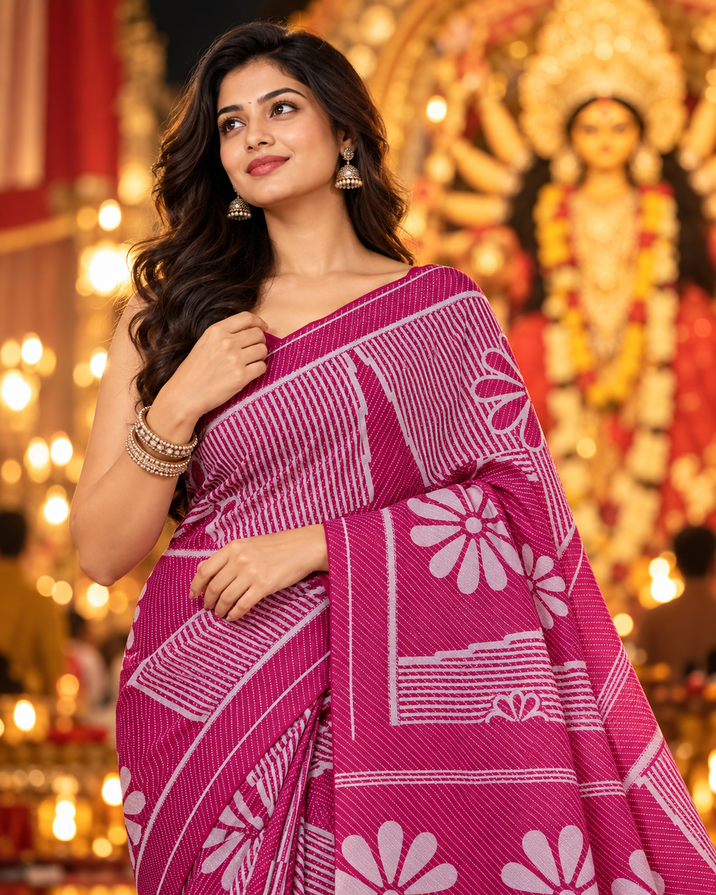 Rudrani - 100% Organic Cotton Saree with BP (Copy) (Copy)
